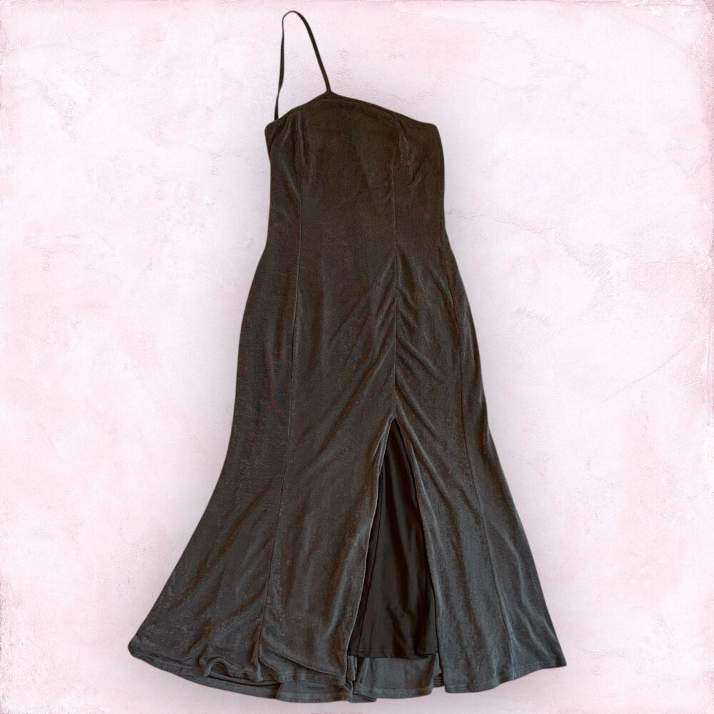 LPA One-Shoulder Slit Damia Maxi Dress Elegant Formal - Size M - Revolve